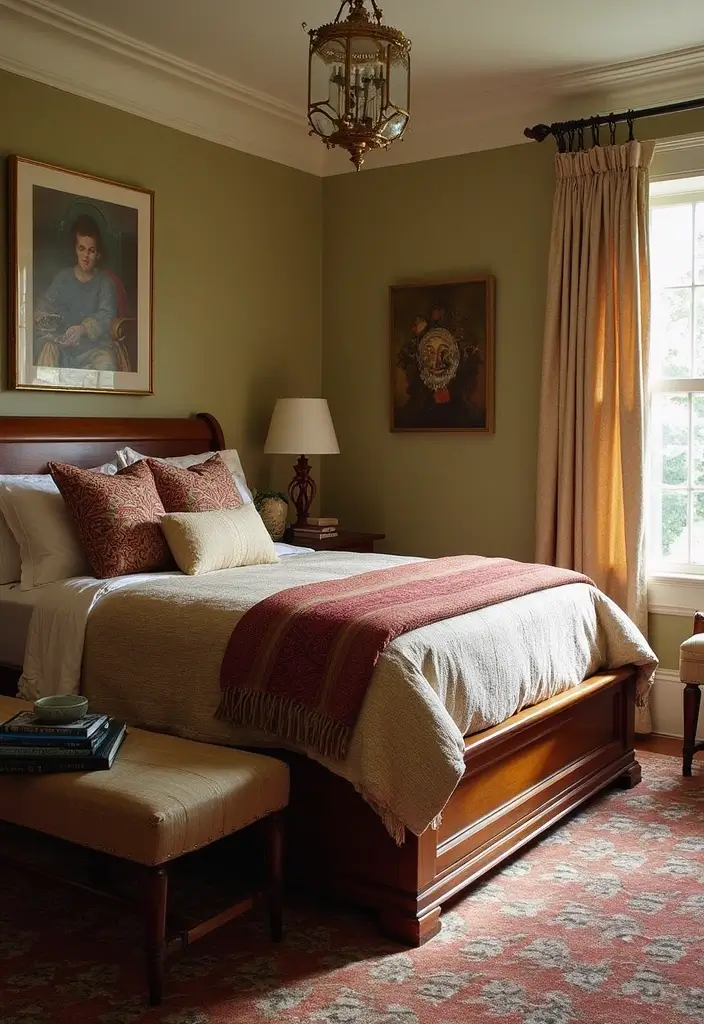 30 Master Bedroom Ideas Featuring Wood Beds for a Natural Feel 34 30 Master Bedroom Ideas Featuring Wood Beds for a Natural Feel - 10. Sleigh Bed Design
