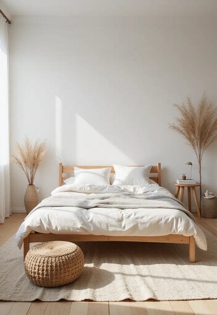 30 Master Bedroom Ideas Featuring Wood Beds for a Natural Feel 39 30 Master Bedroom Ideas Featuring Wood Beds for a Natural Feel - 13. Minimalist Wooden Bed