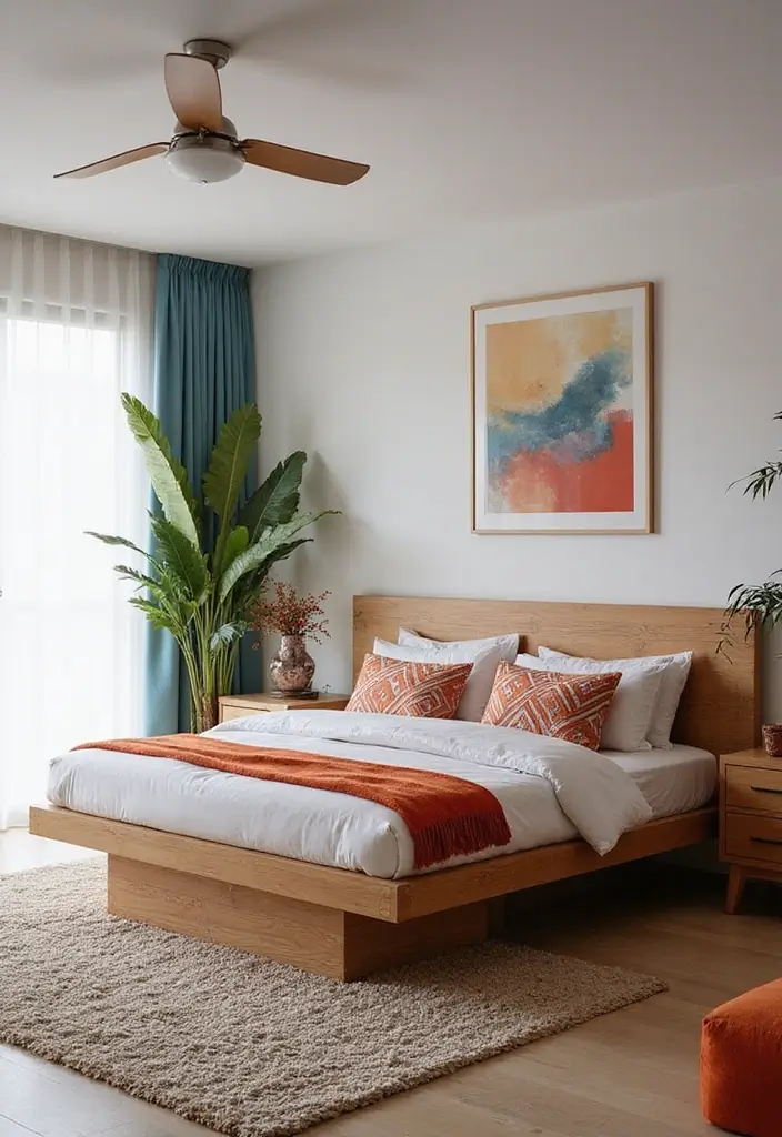 30 Master Bedroom Ideas Featuring Wood Beds for a Natural Feel 60 30 Master Bedroom Ideas Featuring Wood Beds for a Natural Feel - 20. Pedestal Wooden Bed