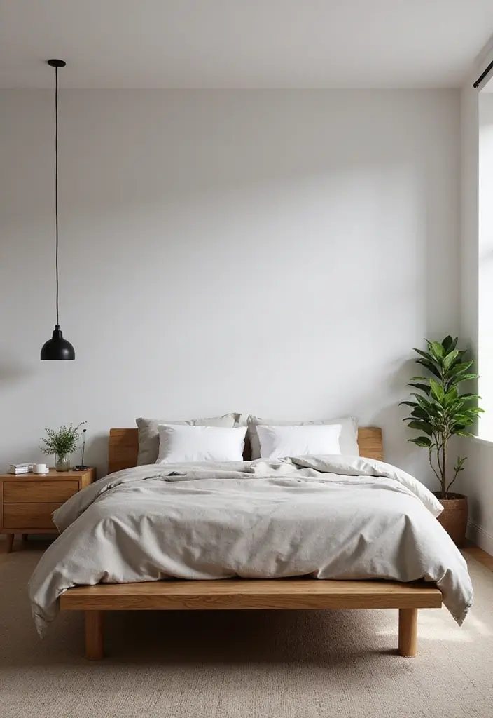 30 Master Bedroom Ideas Featuring Wood Beds for a Natural Feel 18 30 Master Bedroom Ideas Featuring Wood Beds for a Natural Feel - 6. Elevated Platform Wooden Bed