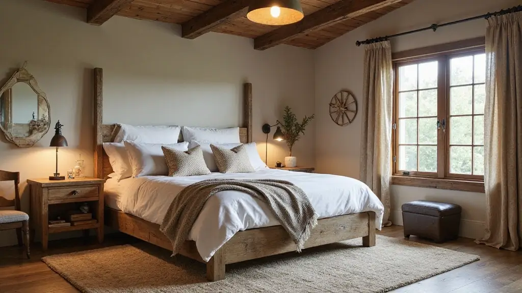 30 Master Bedroom Ideas Featuring Wood Beds for a Natural Feel