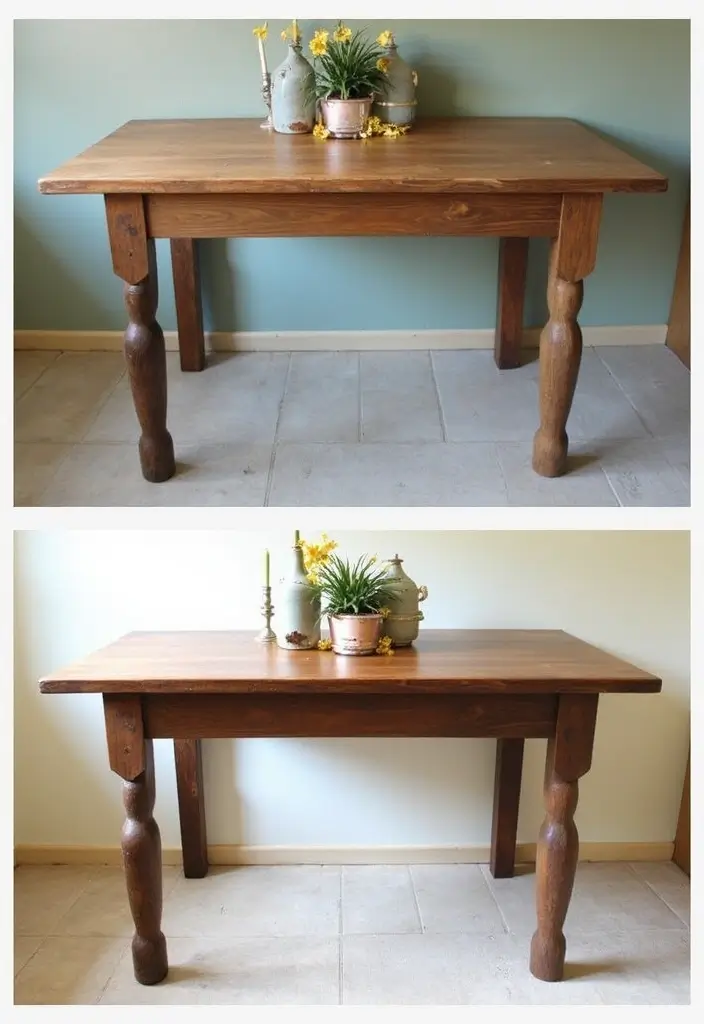 30 Scrap Wood DIY Projects for Cozy Home Decorations - 14. Scrap Wood Furniture Legs