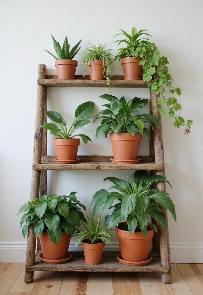 30 Scrap Wood DIY Projects for Cozy Home Decorations - 20. Scrap Wood Plant Stand
