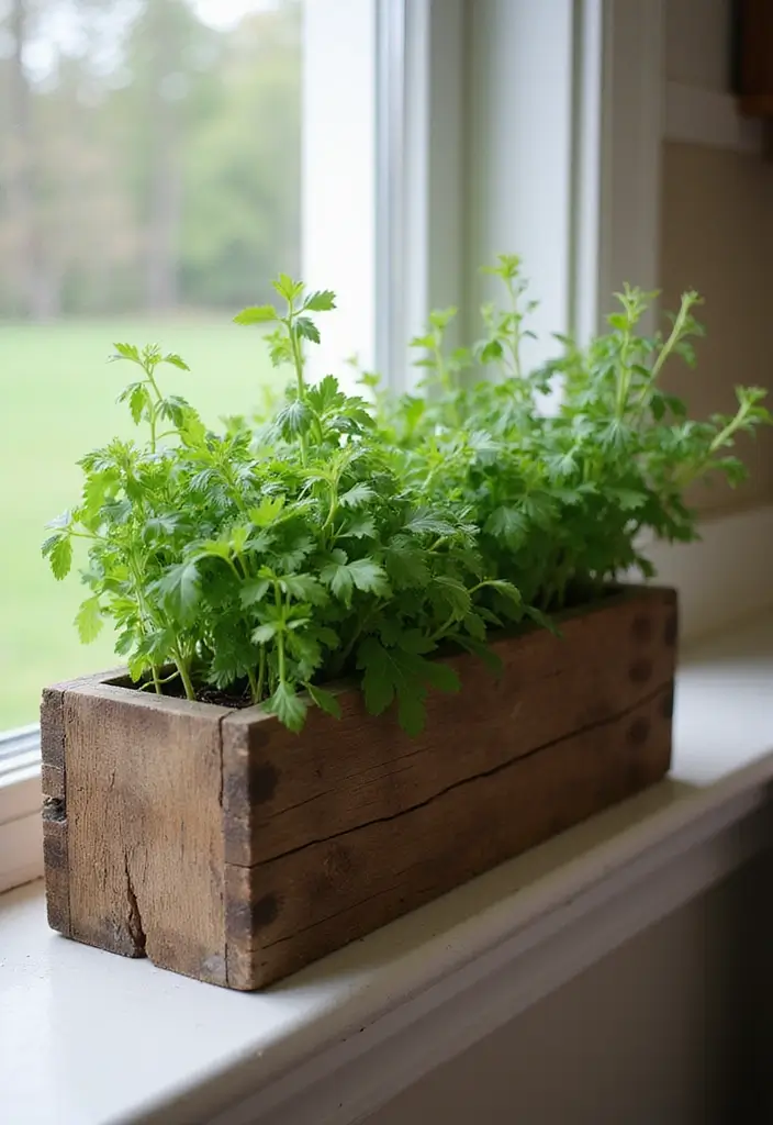 30 Scrap Wood DIY Projects for Cozy Home Decorations - 6. Wooden Planter Box
