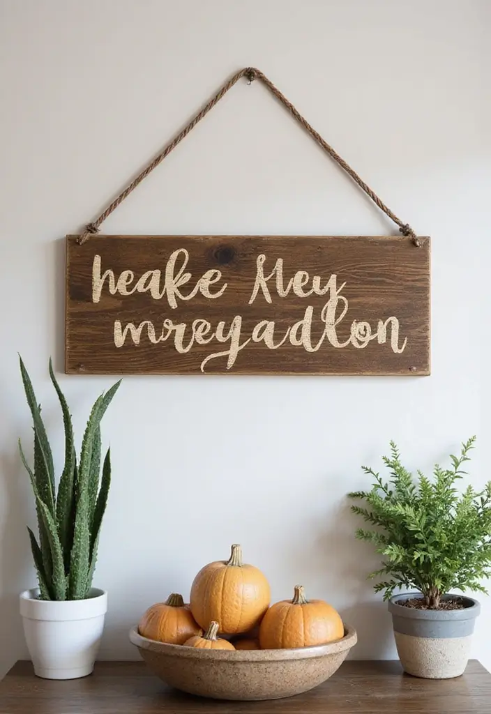 30 Scrap Wood DIY Projects for Cozy Home Decorations - 9. Scrap Wood Signs